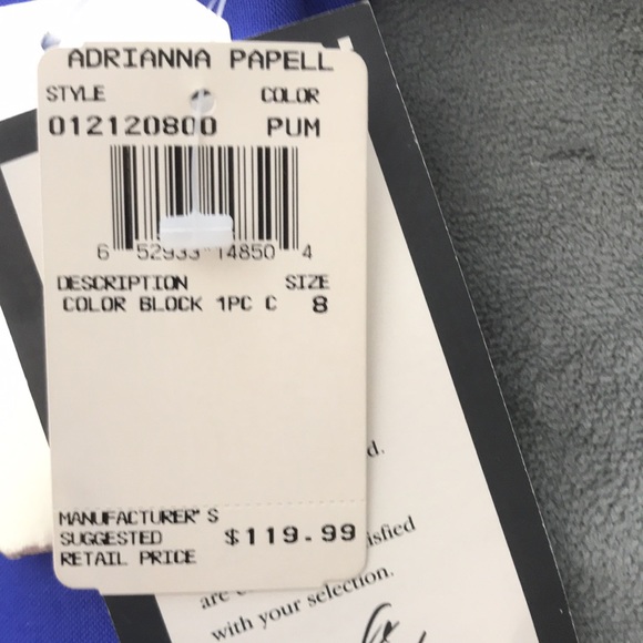 NWT Silk ADRIANNA PAPELL Dress - Picture 4 of 4